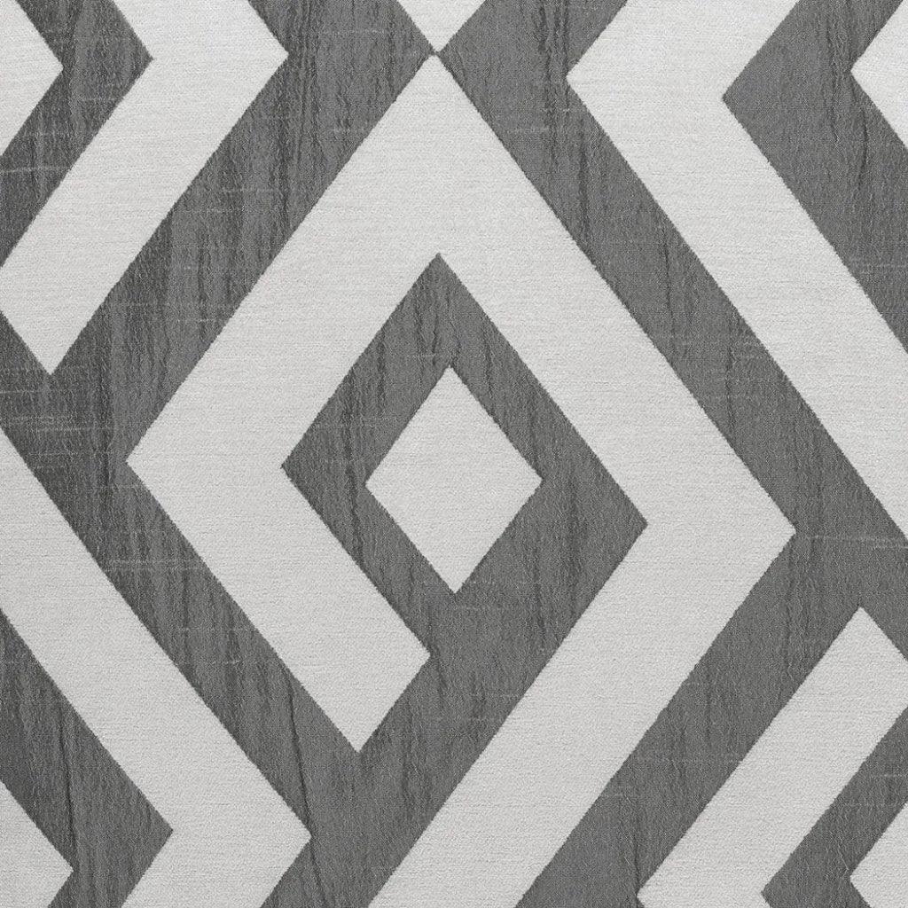 Carat Grey Throw Pillow With Insert
