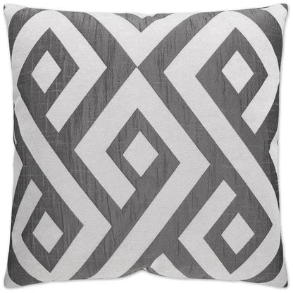 Carat Grey Throw Pillow With Insert