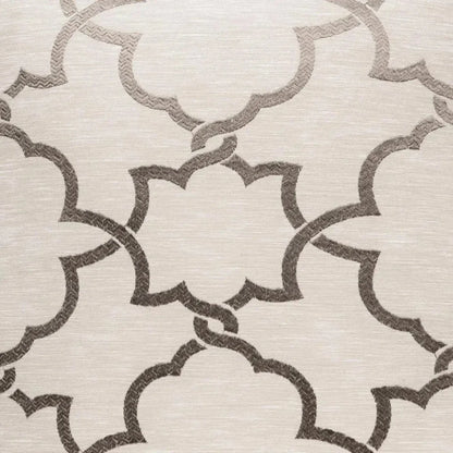 Carlton Taupe Throw Pillow With Insert