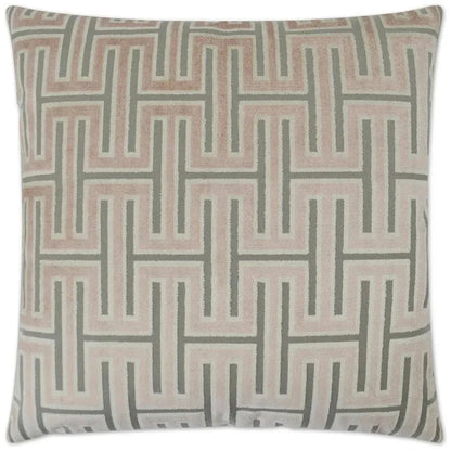 Carlyle Blush Brown Throw Pillow With Insert