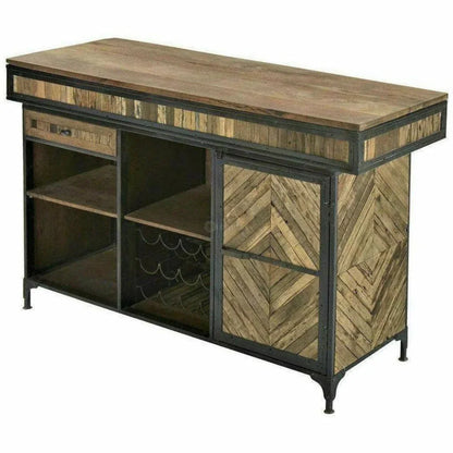 Carveth Home Bar Island Server with Counter