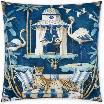 Casablanca Midnight Blue Large Throw Pillow Insert