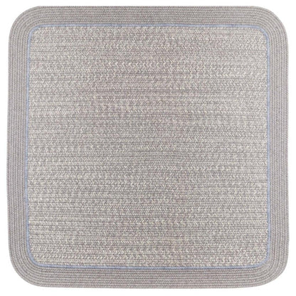 Casual Comfort Braided Square Reversible Area Rugs