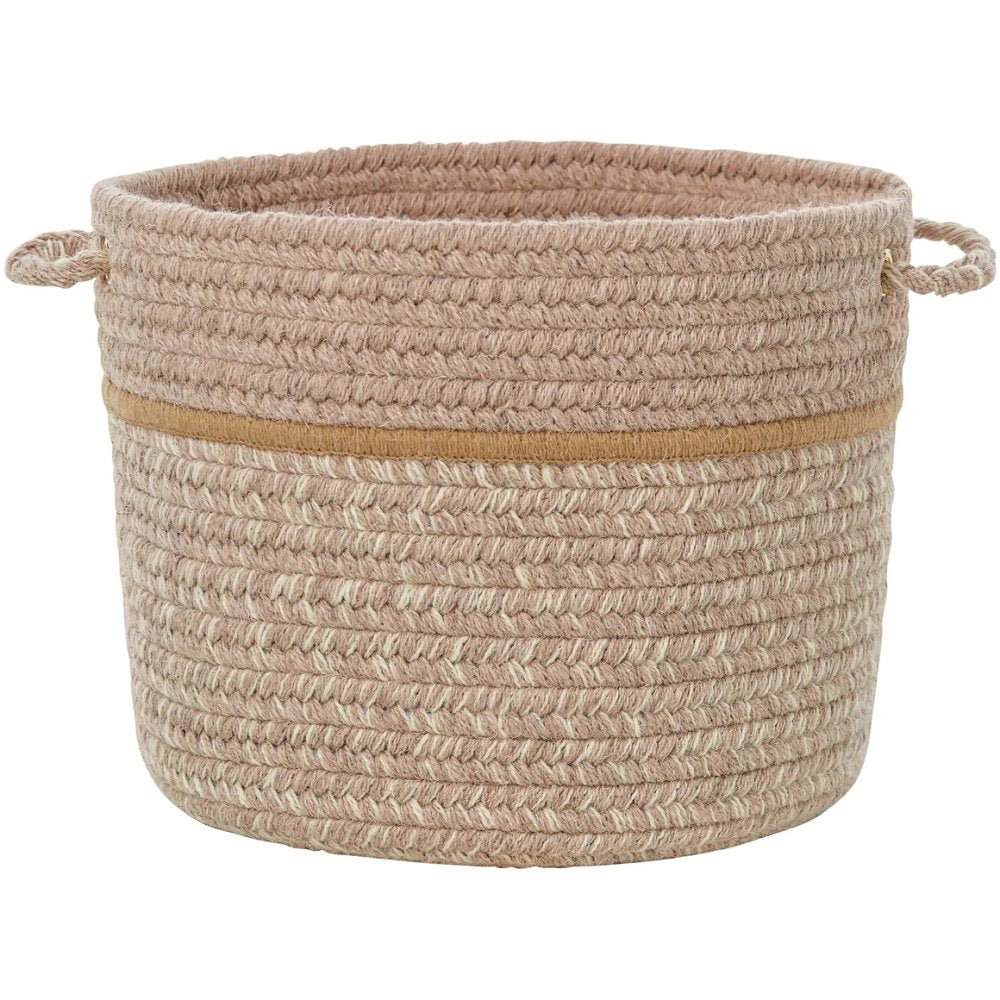 Casual Comfort Wool Braided Handmade Basket