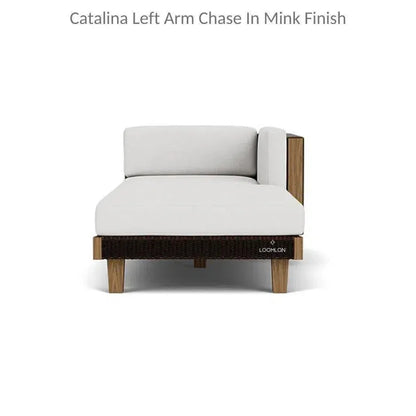 Catalina Left Chaise Sectional Sofa Wicker