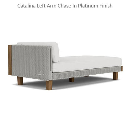 Catalina Left Chaise Sectional Sofa Wicker