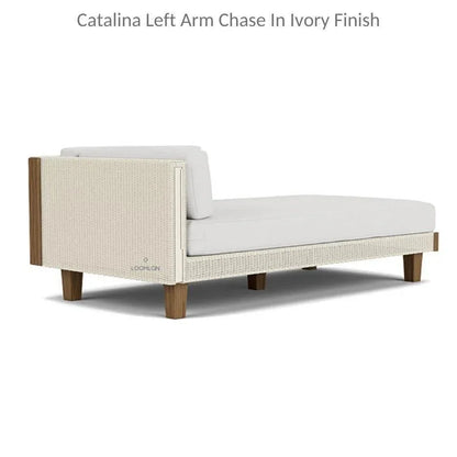 Catalina Left Chaise Sectional Sofa Wicker