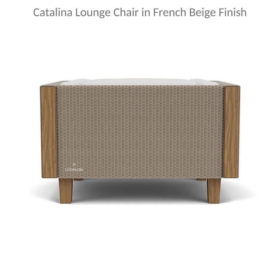 Catalina Lounge Chair All Weather Wicker & Teak Wood