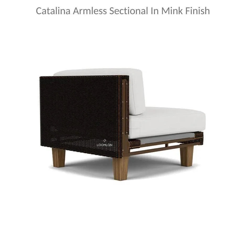 Catalina Sectional Component All Weather Wicker & Teak