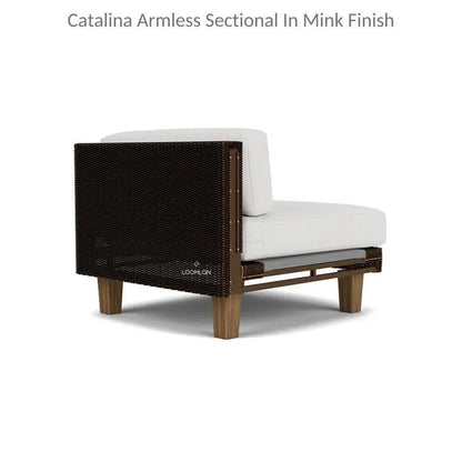 Catalina Sectional Component All Weather Wicker & Teak