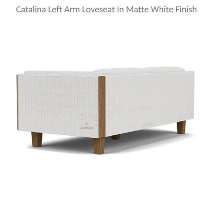 Catalina Wicker Lounge Set Sectional Ottoman Made USA