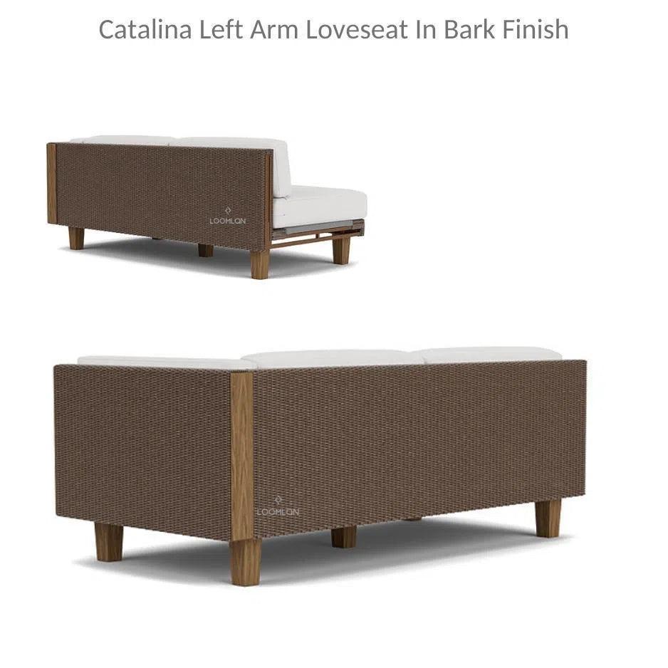 Catalina Wicker Lounge Set Sectional Ottoman Made USA