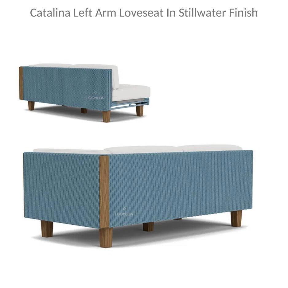 Catalina Wicker Lounge Set Sectional Ottoman Made USA