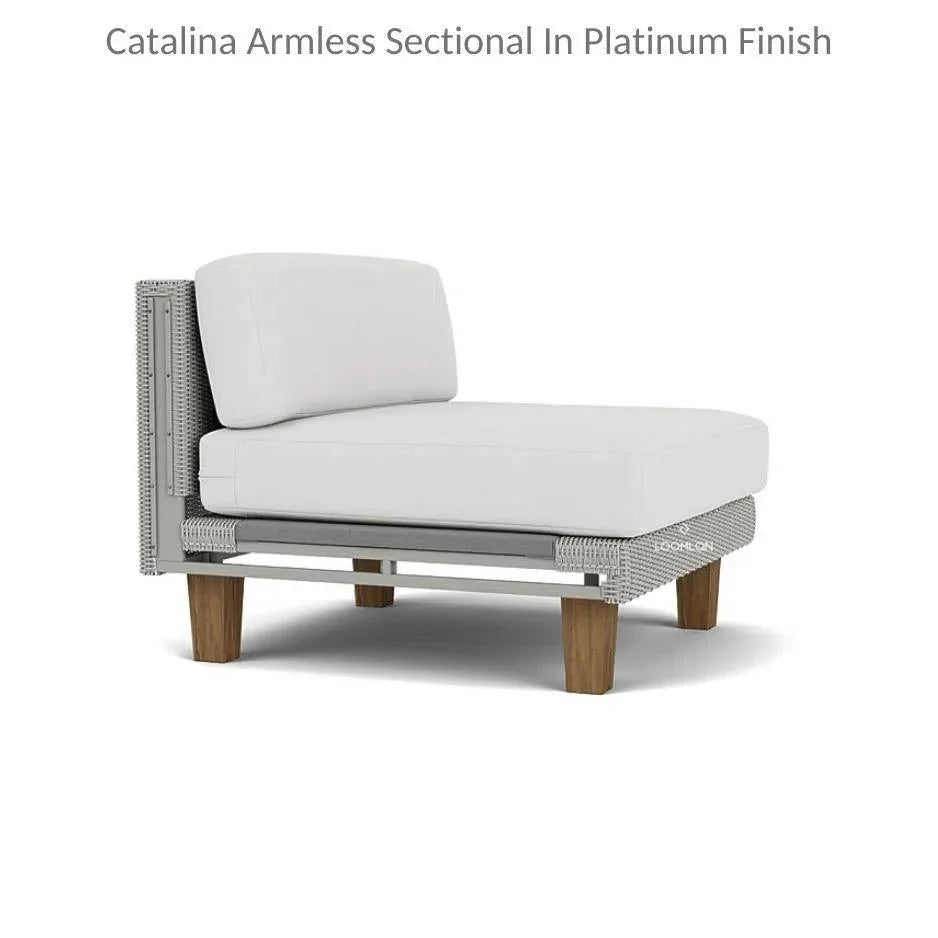 Catalina Wicker Lounge Set Sectional Ottoman Made USA