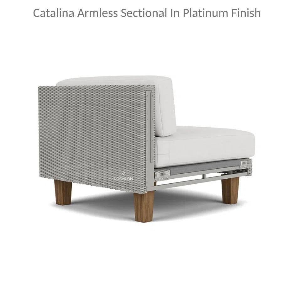 Catalina Wicker Lounge Set Sectional Ottoman Made USA