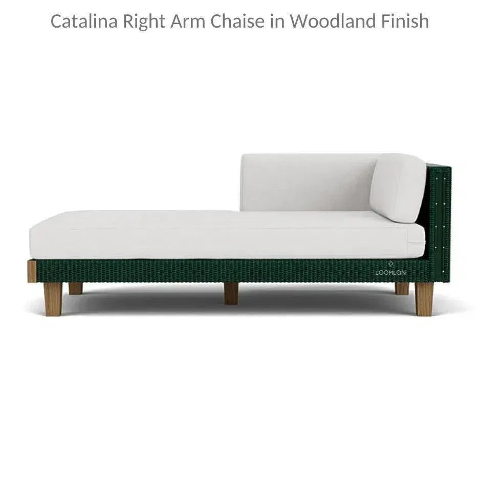 Catalina Wicker Lounge Set Sectional Ottoman Made USA
