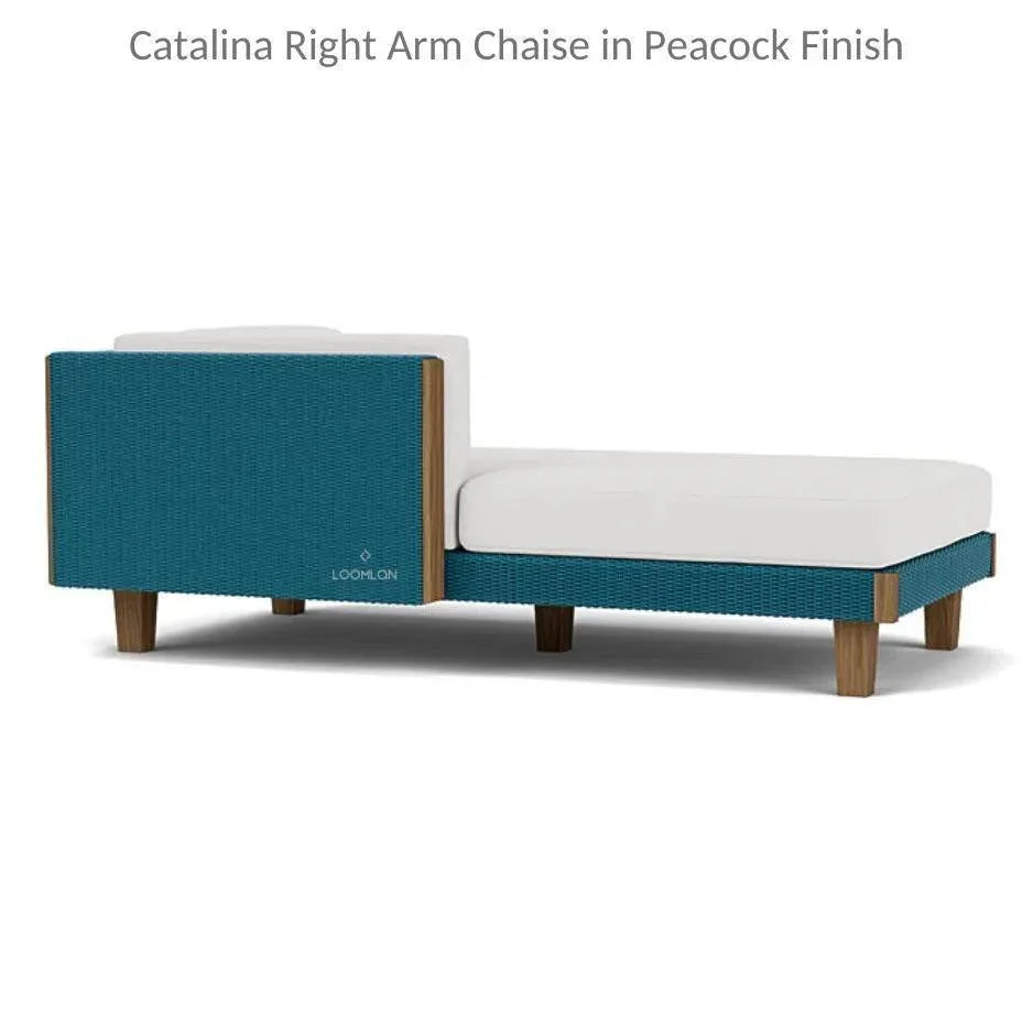 Catalina Wicker Lounge Set Sectional Ottoman Made USA