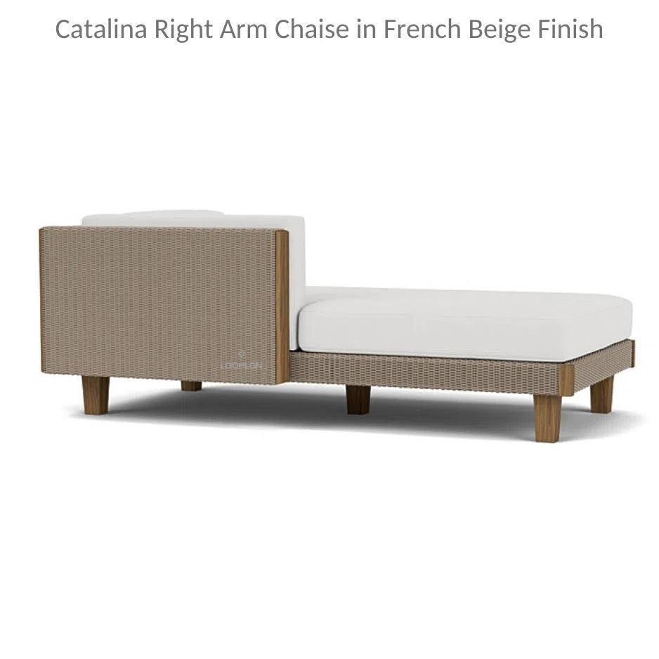 Catalina Wicker Lounge Set Sectional Ottoman Made USA