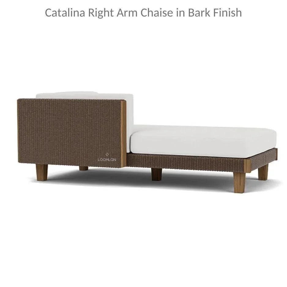 Catalina Wicker Lounge Set Sectional Ottoman Made USA