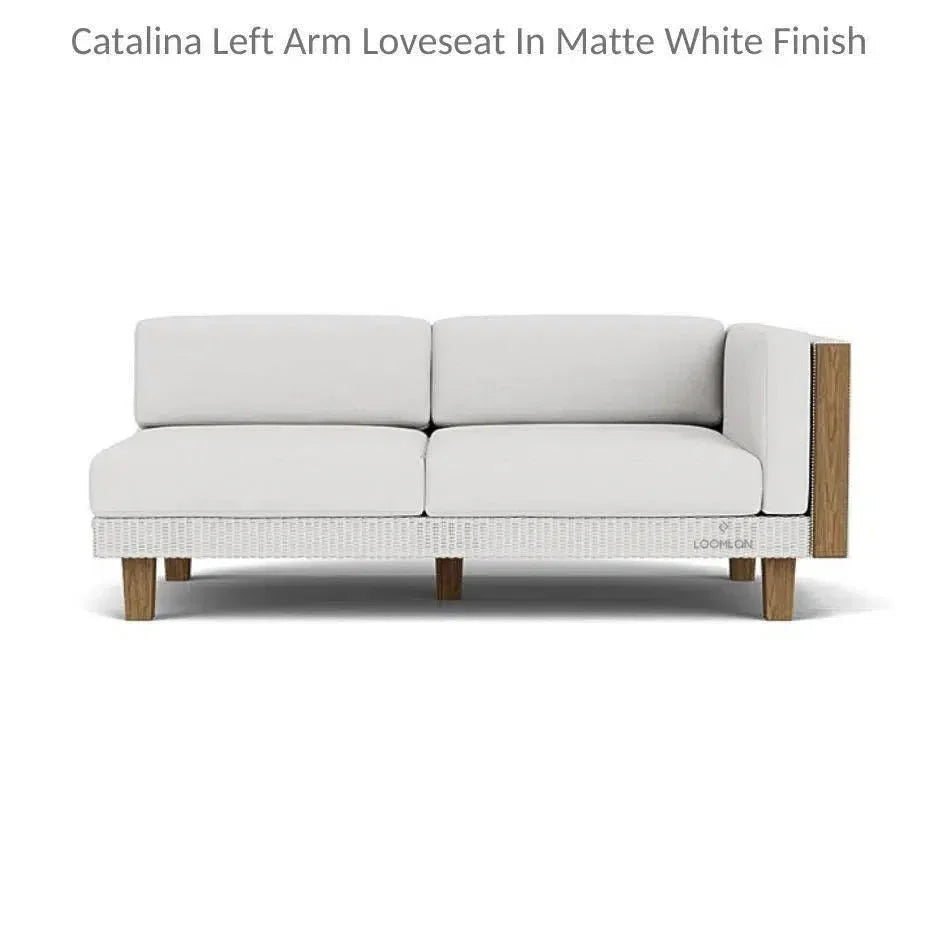 Catalina Wicker Lounge Set Sectional Ottoman Made USA