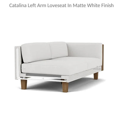 Catalina Wicker Lounge Set Sectional Ottoman Made USA