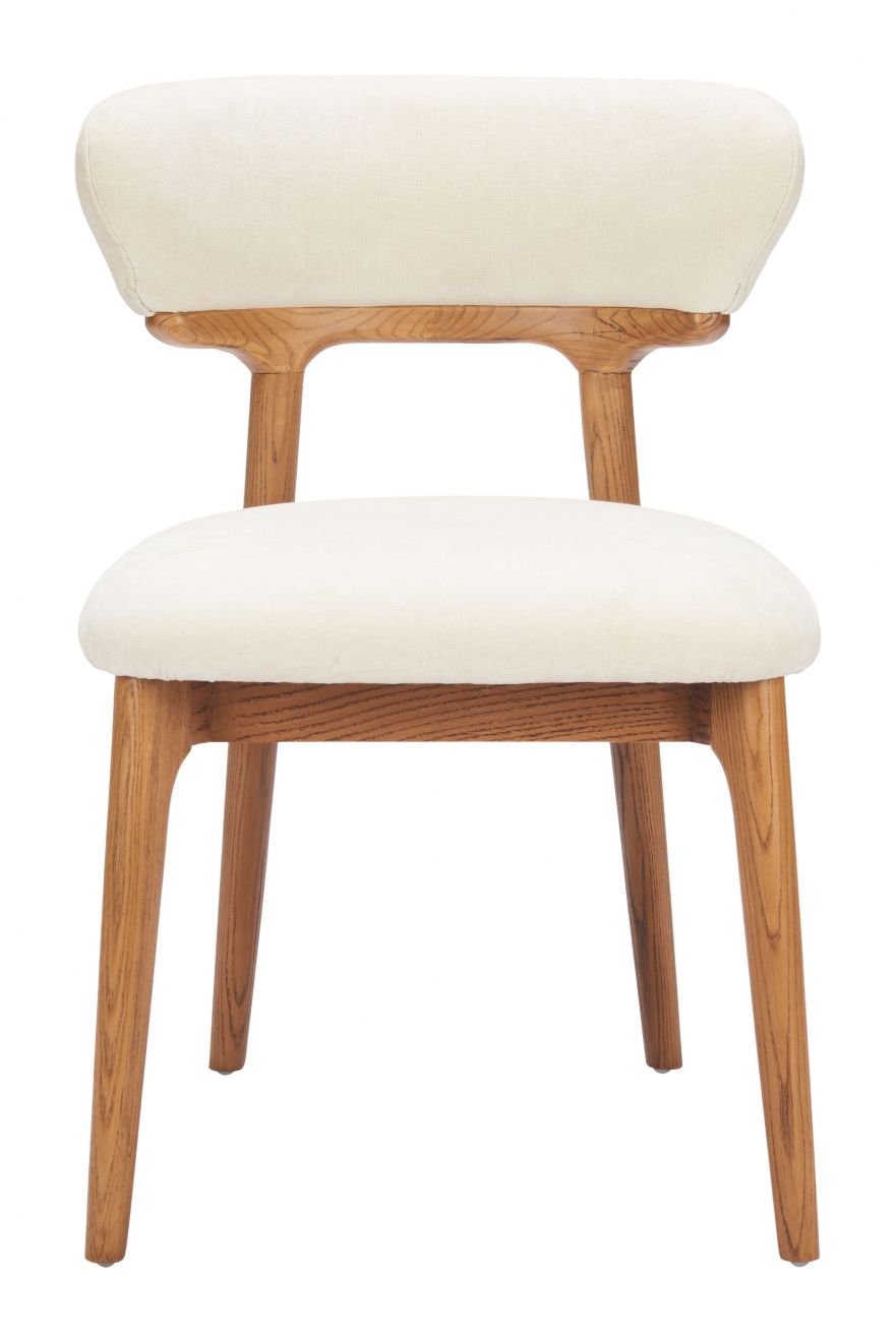 Cedar Fabric Armless Dining Chair (Set of 2)