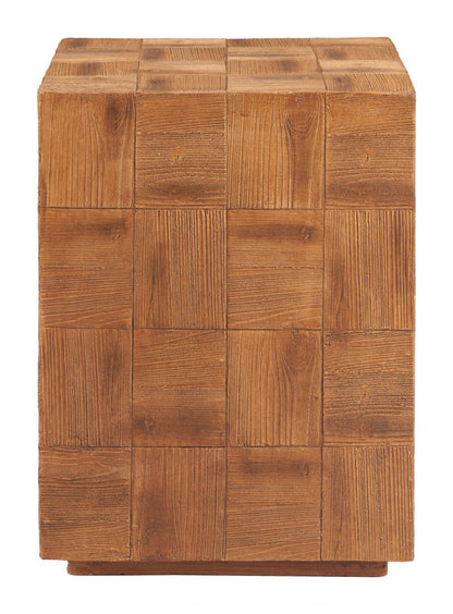 Cetka Natural Faux Wood Side Table