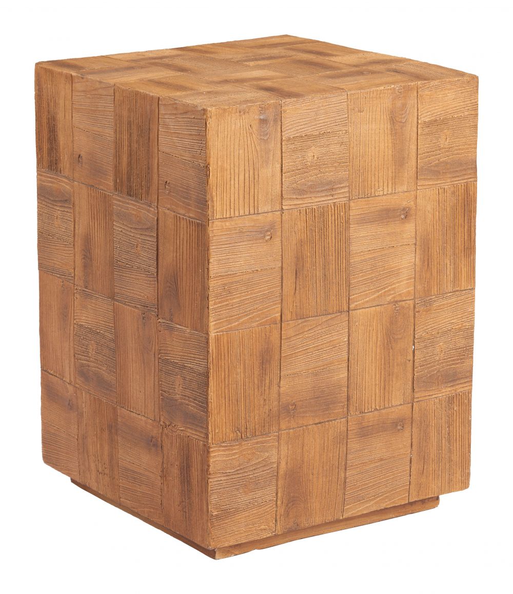 Cetka Natural Faux Wood Side Table