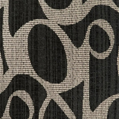 Chalamont Charcoal Black Throw Pillow With Insert