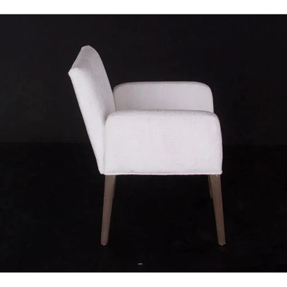 Charly White Arms Dining Chair