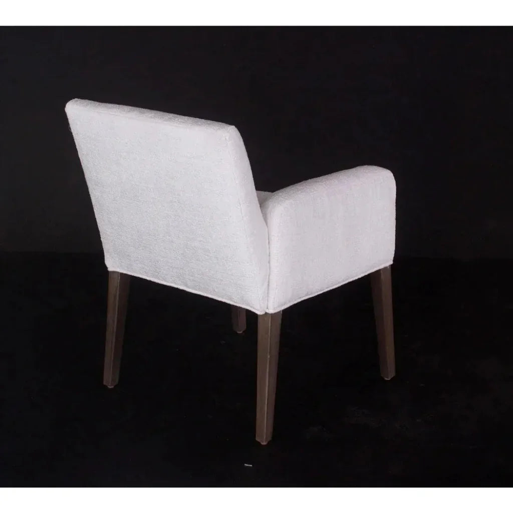 Charly White Arms Dining Chair