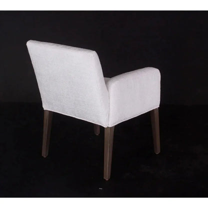 Charly White Arms Dining Chair