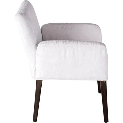 Charly White Arms Dining Chair