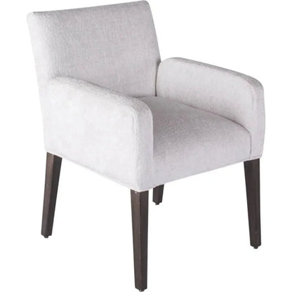 Charly White Arms Dining Chair
