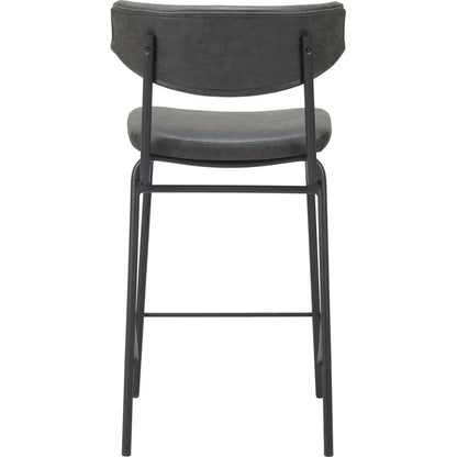 Charon Vintage Black Counter Stool 2PC