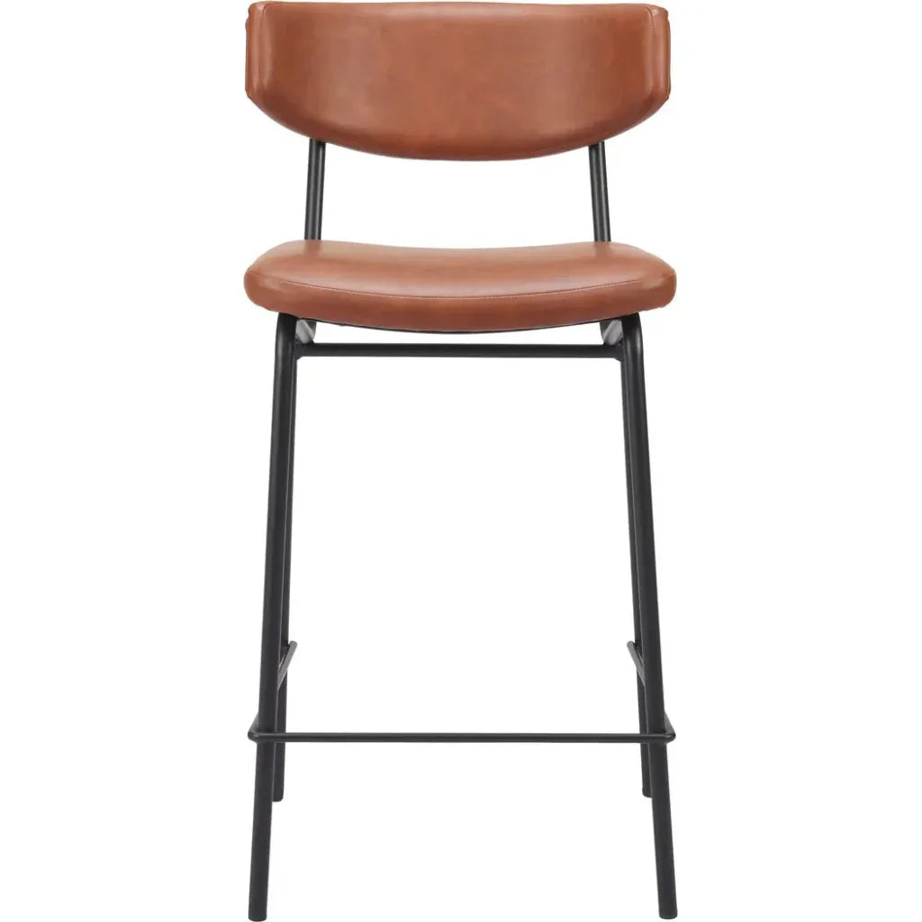 Charon Vintage Brown Counter Stool 2PC