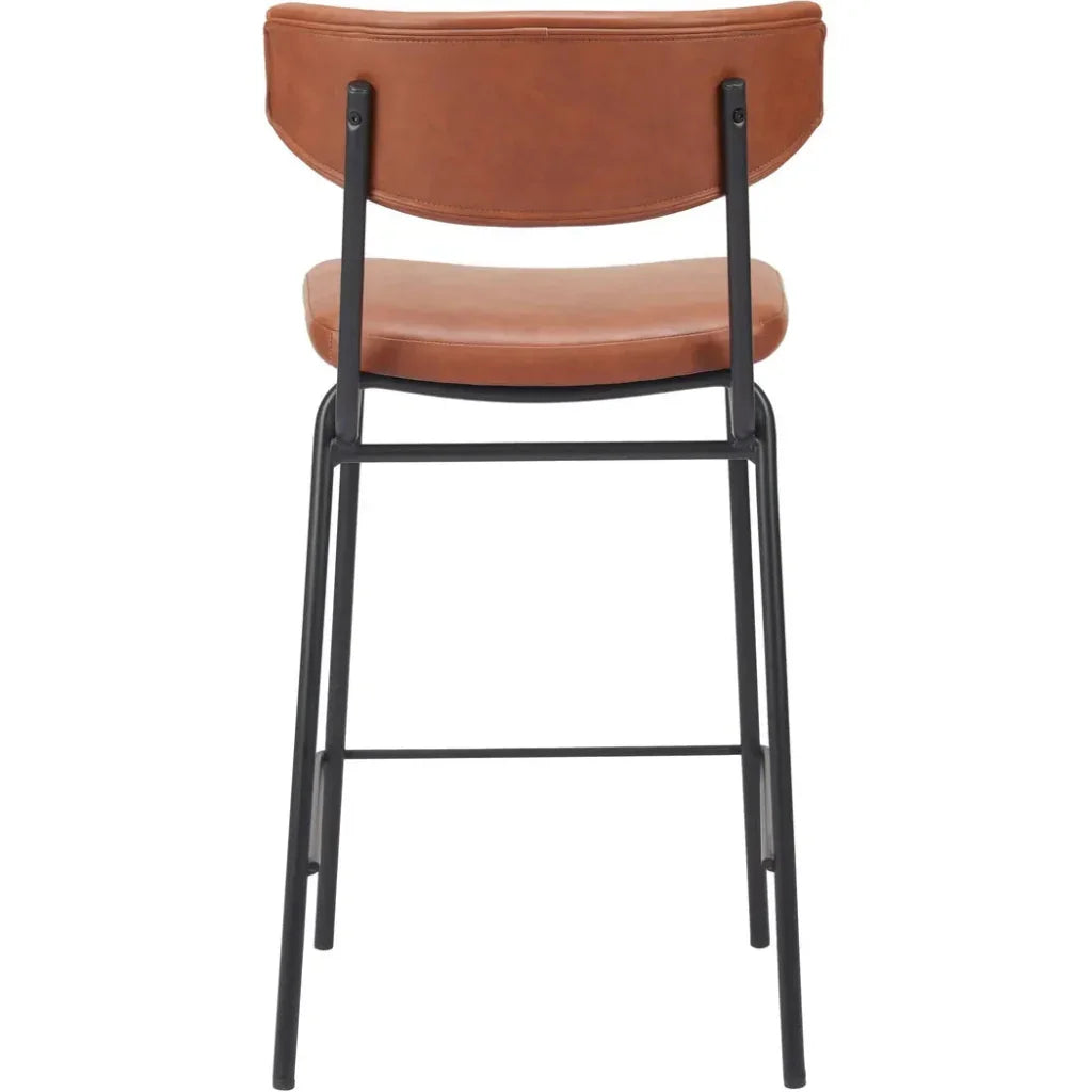 Charon Vintage Brown Counter Stool 2PC