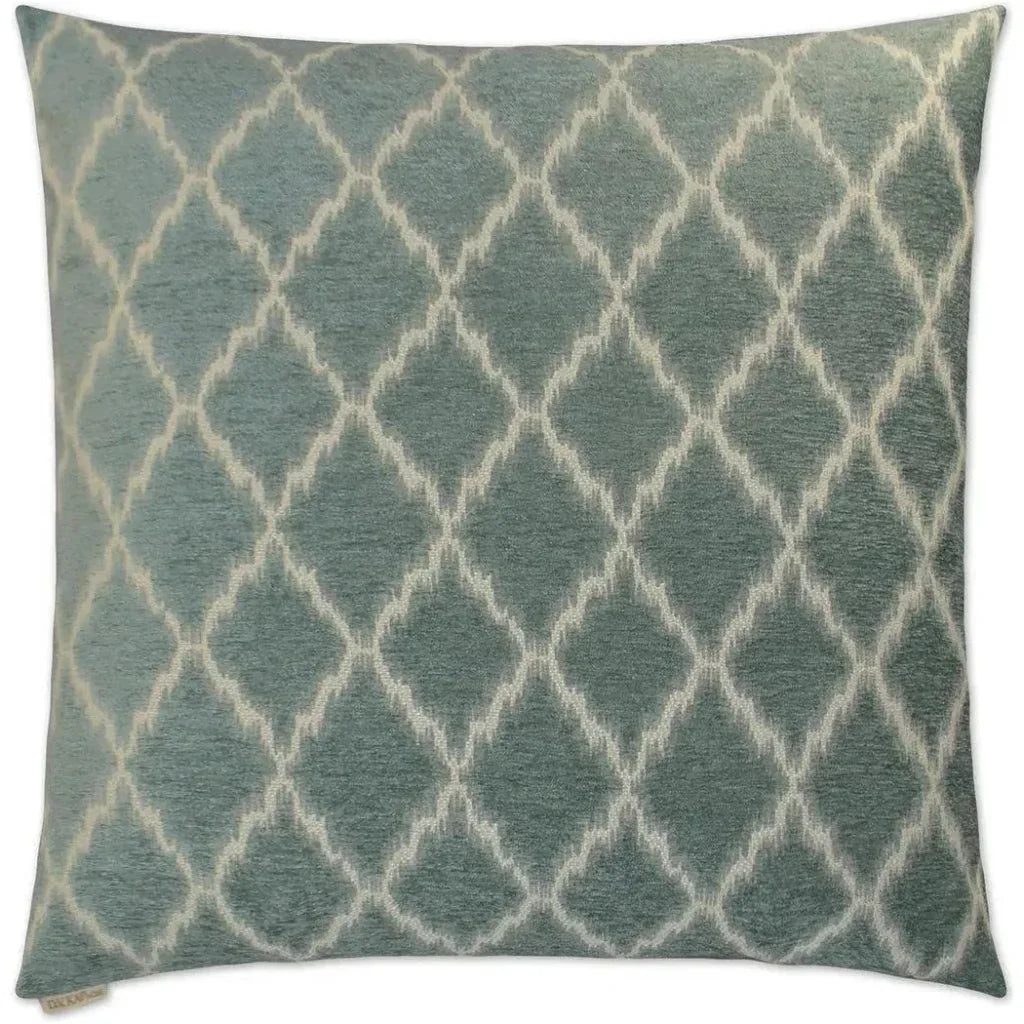 Chateau Mist Grey Throw Pillow With Insert