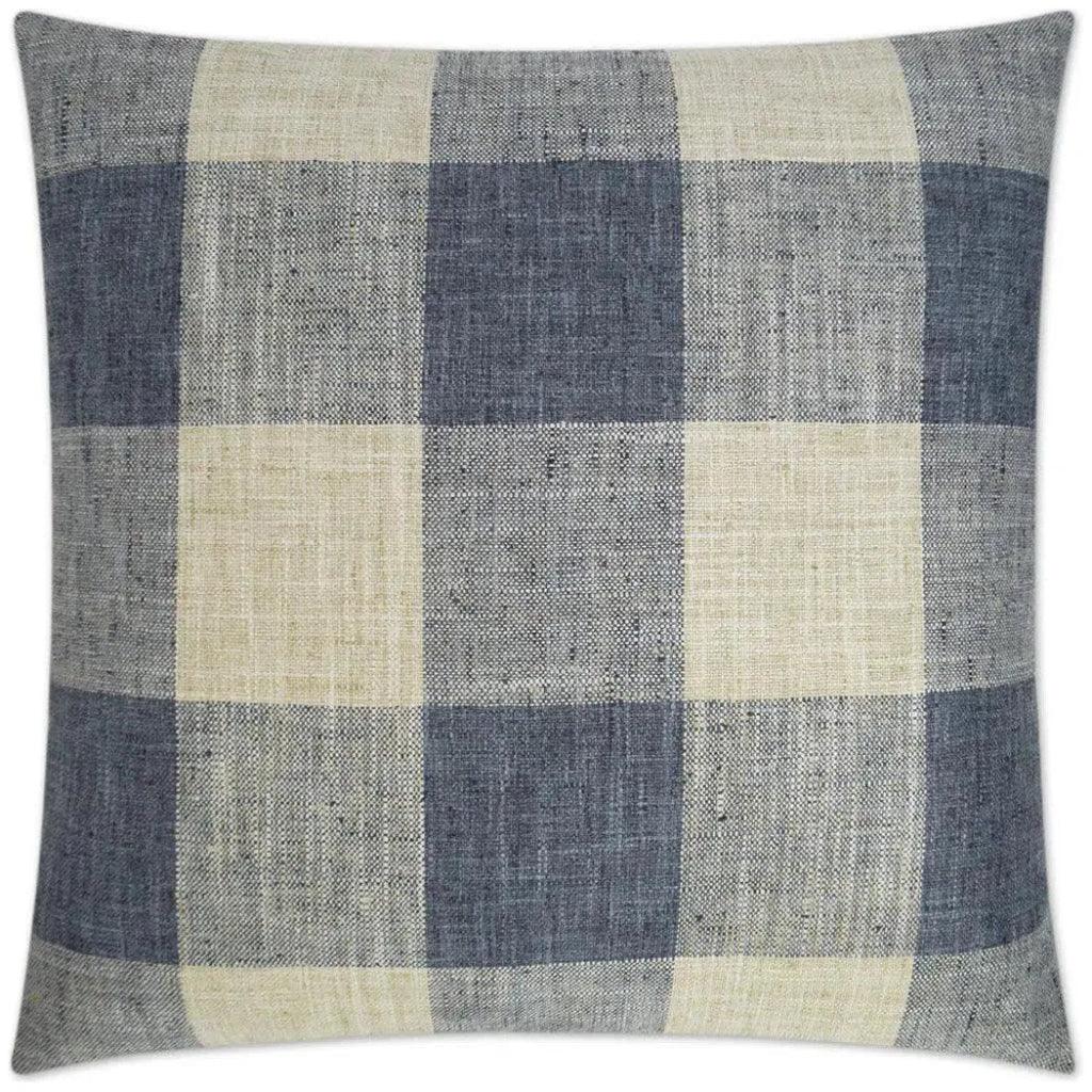 Check Please Blue Throw Pillow With Insert