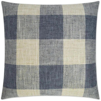 Check Please Blue Throw Pillow With Insert