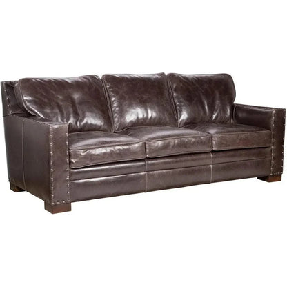 Chesapeake Custom Chill - Coastal Leather Couch