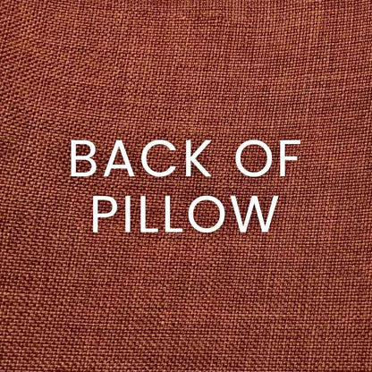 Cheverny Flame Red Throw Pillow With Insert