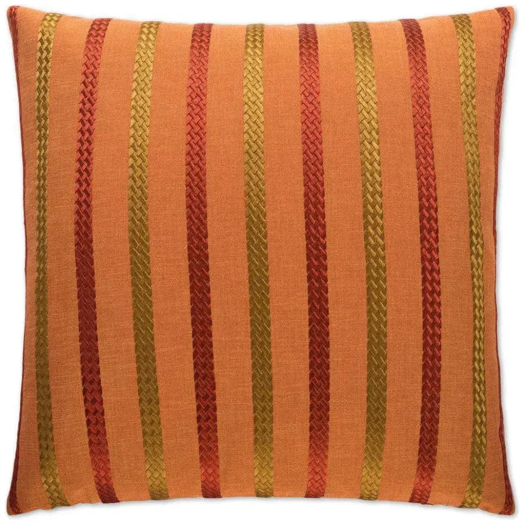Cheverny Flame Red Throw Pillow With Insert