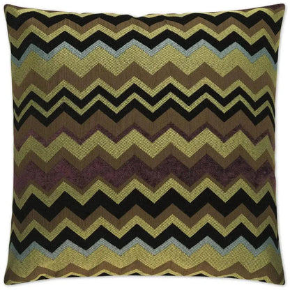 Chevron Brown Throw Pillow With Insert