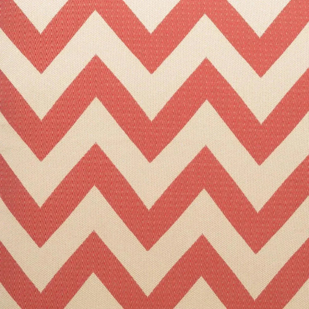 Chevron Chic Red Throw Pillow With Insert