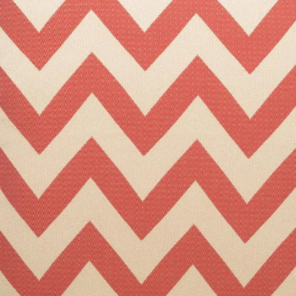 Chevron Chic Red Throw Pillow With Insert