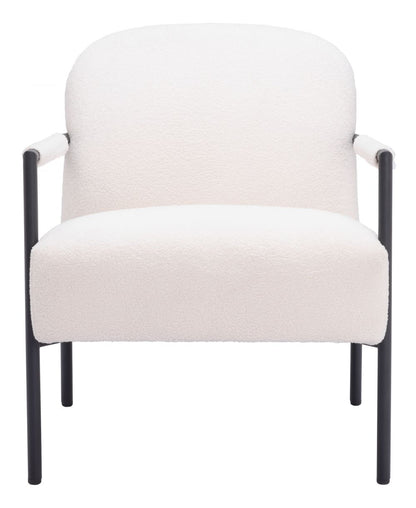 Chicago Ivory Fabric Accent Chair