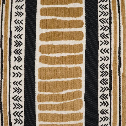 Cholula Black Band Gold Large Throw Pillow Insert