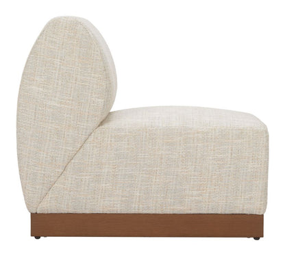 Christy Fabric Outdoor Armless Chair