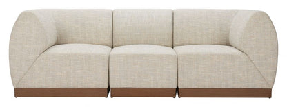 Christy Fabric Outdoor Armless Chair